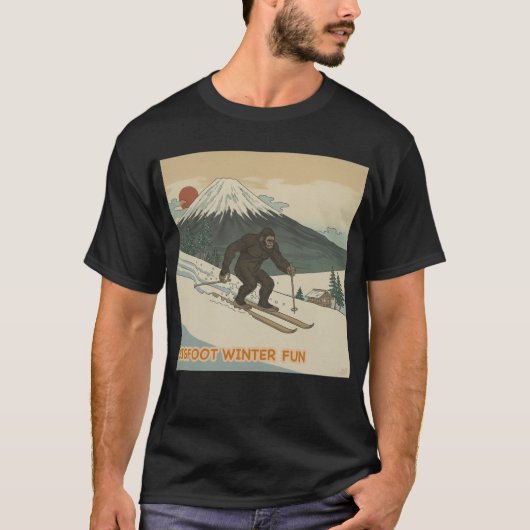 Bigfoot Winter Fun Tシャツ (正面)