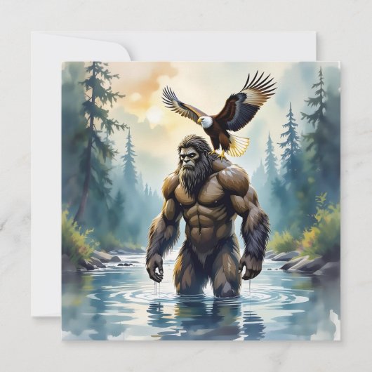 Bigfoot with an Eagle on his Shoulder  (正面)