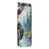 Bigfoot with an Eagle on his Shoulder タンブラー (回転右)
