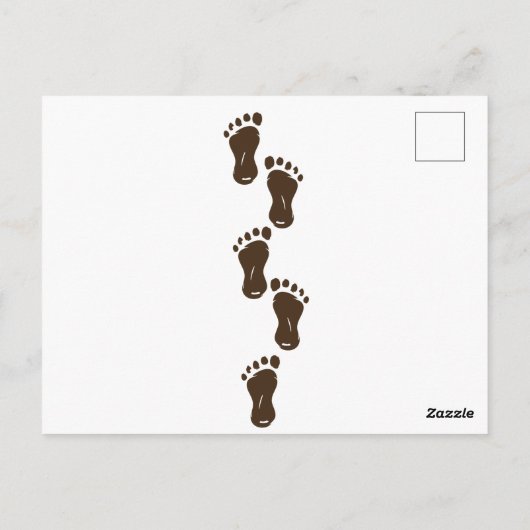 Bigfoot with an Eagle on his Shoulder  ポストカード (裏面)