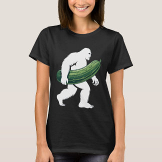 Bigfoot with Cucumber for Adventurous Campers and  Tシャツ