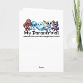 Bigfoot with Glowing Eyes and Owl on his Shoulder  カード (裏面)