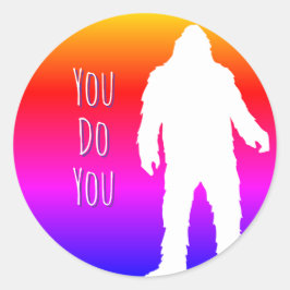 Bigfoot You Do You Round sticker ラウンドシール