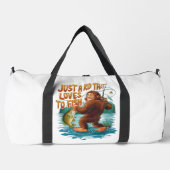 Bigfoots Catch of the Day ダッフルバッグ (正面)