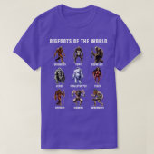 Bigfoots Of The World Tシャツ (デザイン正面)