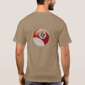 BiGGの週末XVのTシャツ- 15玉突の玉 Tシャツ (裏面)