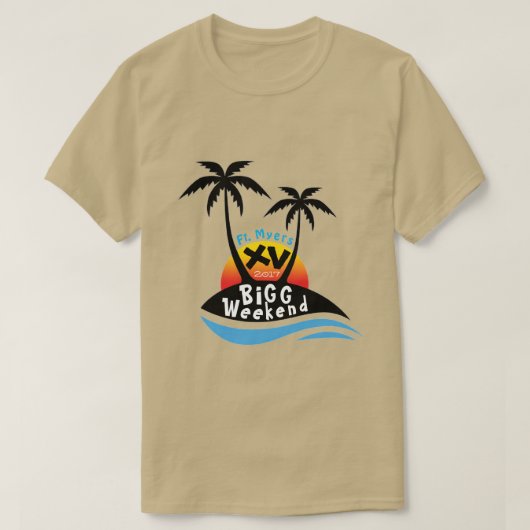 BiGGの週末XVのTシャツ Tシャツ (デザイン正面)