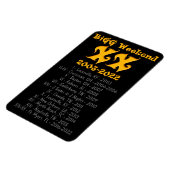 BiGGウィークエンドXXヒストリマグネット マグネット (左側)