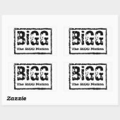 BiGGネイションステッカー 長方形シール (シート)