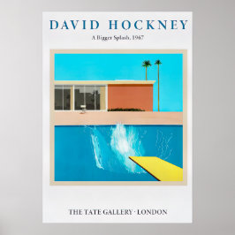 Bigger Splash 1967 ポスター