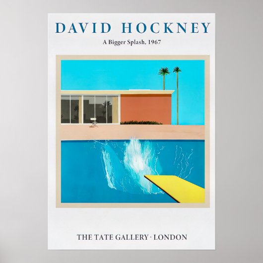 Bigger Splash 1967 ポスター (正面)