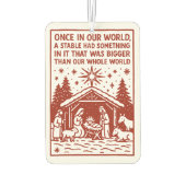 Bigger than our whole world 1 カーエアーフレッシュナー (裏面)