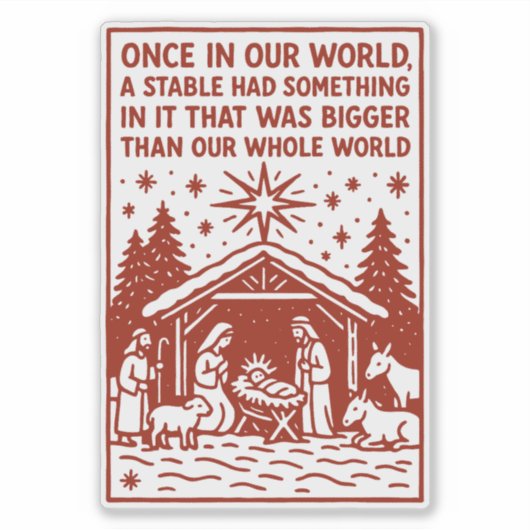 Bigger than our whole world 1 シール (正面)