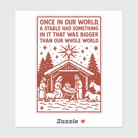 Bigger than our whole world 1 シール (シート)