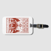 Bigger than our whole world 1 ラゲッジタグ (正面横)