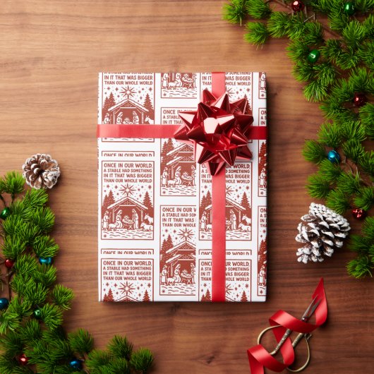 Bigger than our whole world 1 ラッピングペーパー (クリスマスギフト)