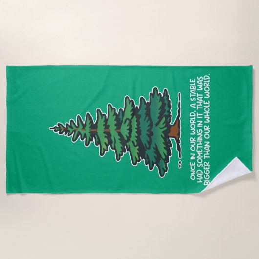 Bigger than our whole world 2 ビーチタオル (正面)