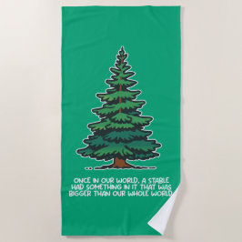 Bigger than our whole world 2 ビーチタオル