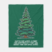 Bigger than our whole world 2 フリースブランケット (正面)