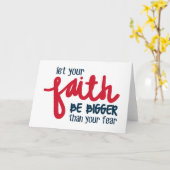 Bigger than your fear カード (黄色い花)