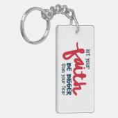 Bigger than your fear キーホルダー (正面左)