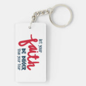 Bigger than your fear キーホルダー (裏面)