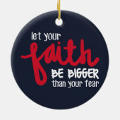 Bigger than your fear セラミックオーナメント (裏面)