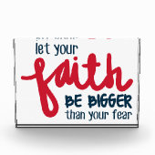 Bigger than your fear フォトブロック (正面)