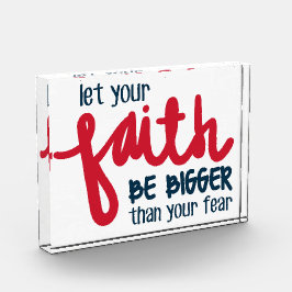 Bigger than your fear フォトブロック