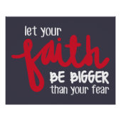 Bigger than your fear ポスター (正面)