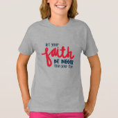 Bigger than your fear tシャツ (正面)