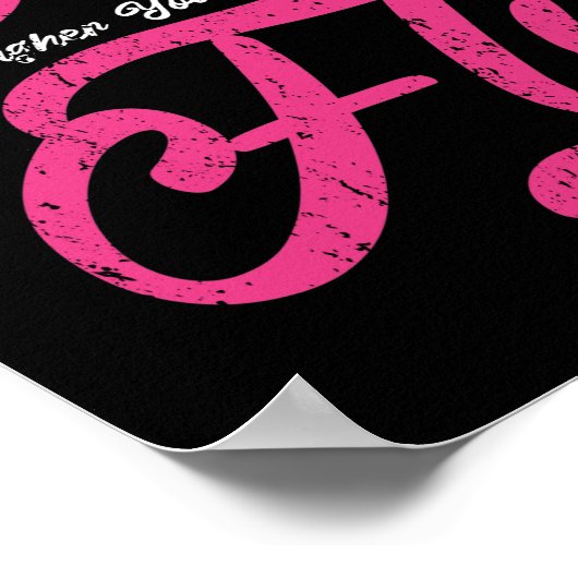 Bigger The Bow Higher You Fly Cheerleader Flight ポスター (角)