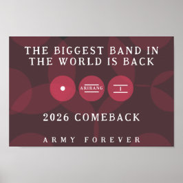 Biggest Band in the World Is Back ARIRANG Comeback ポスター