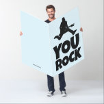BIGGEST THANK YOU - YOU ROCK BIG GREETING CARD カード<br><div class="desc">YOU ROCK - BIG THANKS! CARD. BIGGEST CARD EVER!</div>