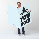 BIGGEST THANK YOU - YOU ROCK BIG GREETING CARD カード<br><div class="desc">YOU ROCK - BIG THANKS! CARD. BIGGEST CARD EVER!</div>