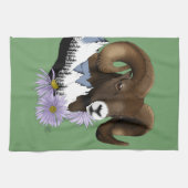 Bighorn Sheep キッチンタオル (横)