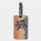 Bighorn Sheep American West Wildlife ラゲッジタグ (裏面縦)