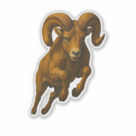 Bighorn Sheep Cut-out Sticker シール