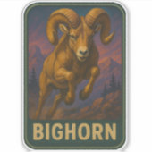 Bighorn Sheep Sticker シール (正面)
