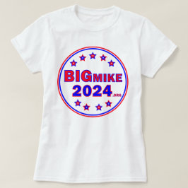 BigMike2024：女性のTシャツ Tシャツ