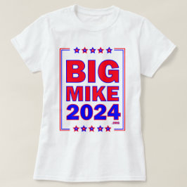 BigMike2024：女性のTシャツ Tシャツ