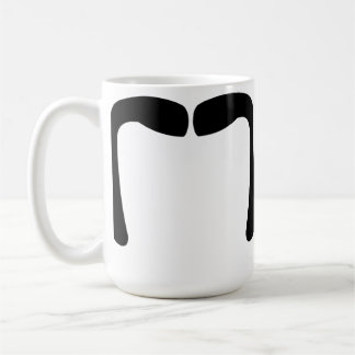 Bigoteのマグ#4 Fuの満州人の口ひげ コーヒーマグカップ