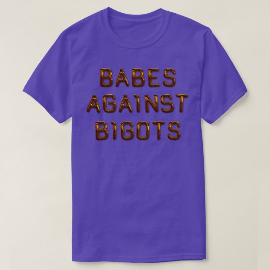 Bigots Progressiveに対するBabes Tシャツ (デザイン正面)