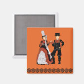 Bigouden，フランス，ブルターニュ マグネット (正面/裏面)