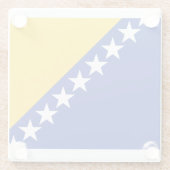 BiH Flag Coaster ガラスコースター (裏面)
