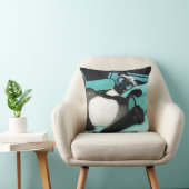 Bihrleのターコイズ及びつま先によるシャム猫 クッション (椅子)