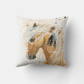 BiHrLeの枕によるPalominoの馬 クッション (裏面)
