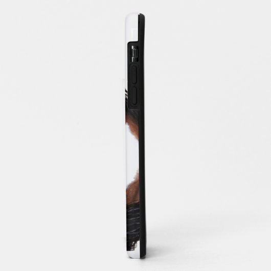 BiHrLeの細胞の場合による威厳のあるなまだら馬のペンキの馬 Case-Mate iPhoneケース (裏面/左)