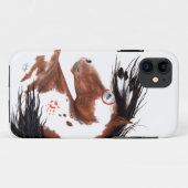 BiHrLeの細胞の場合による威厳のあるなまだら馬のペンキの馬 Case-Mate iPhoneケース (裏面(横))