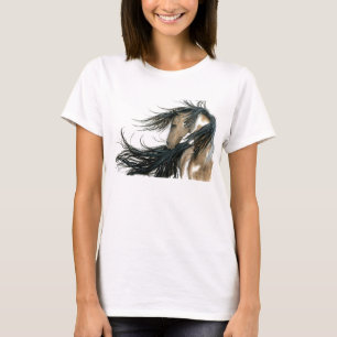 BiHrLeのTシャツによる威厳のあるな馬 Tシャツ